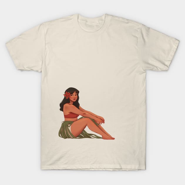 Christmas Island Girl T-Shirt by thecantogirl